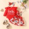 Sarafan cu body corai - Hello (Marime Disponibila: 9-12 luni (Marimea 20
