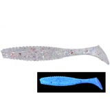 Shad Hide Up Stagger Original 1.5&quot; Salt, S-01 UV Jako, 4cm, 8buc/pac