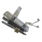 Broasca completa, ingropata, pe cheie, 3 chei, crom, 57 mm