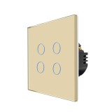 Cumpara ieftin Intrerupator Cvadruplu cu Touch din Sticla LUXION, 500W SmartElectro IntelligentHouse