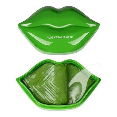 Masca pentru buze, Kiss Beauty, Lip Mask, Aloe Vera, 20 bucati foto