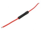 Clemă siguranţe cilindrice 6,3x32mm 30A Alamă