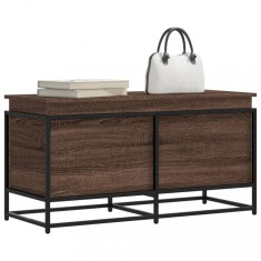 vidaXL Cutie depozitare stejar maro 100x40x51,5 cm lemn prelucrat
