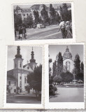 Bnk foto - Targu Mures 1976 - lot 3 fotografii, Alb-Negru, Romania de la 1950, Cladiri
