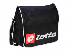 Geanta tip postas casual unisex Lotto Tracolla Shoulder Bag black 449D295300 foto