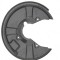 Protectie stropire disc frana Audi A4 (B6), 11.2000-11.2004, A4 (B7), 11.2004-03.2008, Spate, Stanga, metal