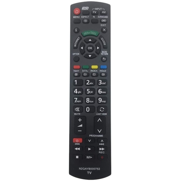 Telecomanda pentru Panasonic N2QAYB000752, x-remote, 3D, Negru