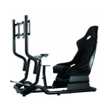Scaun gaming Serioux Racing Cockpit cu suport monitor