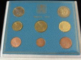 Vatican 2019 - set complet de la 1 cent la 2 euro BU