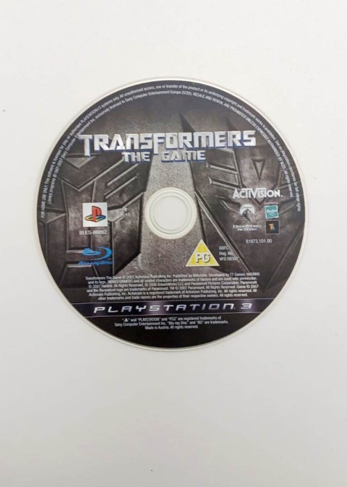 Joc PS3 Transformers The Game - G