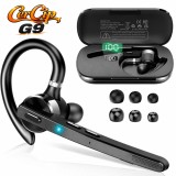Cască Bluetooth CerCip G9 Premium Wireless Hands-Free cu Microfon HD, Tehnologie AI pentru Reducerea Zgomotului, Autonomie Baterie 90 ore, Multipoint,