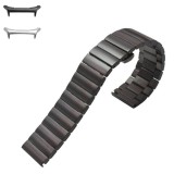 Curea metalica compatibila Samsung Galaxy Watch Ultra, 17cm, Negru