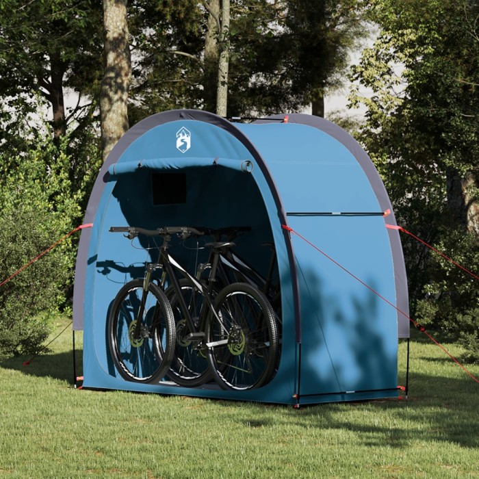 vidaXL Cort pentru Depozitare pe Spate Albastru 210 x 90 x 174 cm
