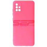 Husa Silicon Samsung Galaxy A51 Fuchsia - Calitate Superioara, Tip Original