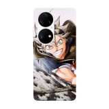 Husa compatibila cu Huawei P40 Pro model Astra Black Clover, Silicon, TPU, Viceversa, Transparent, Carcasa