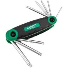 Chei Torx, Cr-V Set 8 Pliabil (T9,T10,T15,T20,T25,T27,T30,T40) - Hb651603