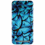 Husa silicon pentru Xiaomi Redmi 4A, Blue Butterfly 101