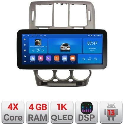 Navigatie Hyundai Getz 2002-2010 Edotec 4+64 12.3 inch Incell 1K android Wifi 5Ghz gps internet kit-getz CarStore Technology
