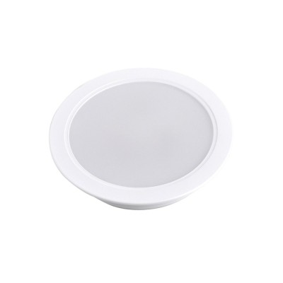 Spot LED incastrat Hoff, 12W, lumina neutra, alb, D145 mm foto