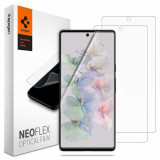 Set 2 Folii de protectie Spigen Neo Flex pentru Google Pixel 7 Pro Transparent