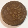 Moneda Franța Colonii 12 Deniers 1767 Paris Ludovic XV, Ne-stantata Rară