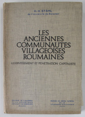 LES ANCIENNES COMMUNAUTES VILLAGEOISES ROUMAINES par H.H. STAHL , 1969 foto