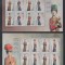 China 2003 - Statuete pictate din Templul Jinci, serie minicoli neuzate