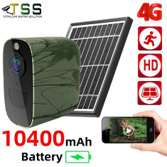 Camera de Vanatoare Profesionala 4G TSS-S3C Live,cu Panou Solar 3,3W,4MP Full HD