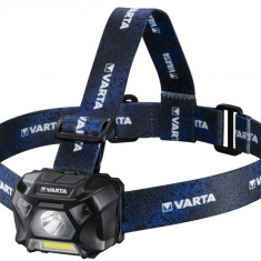 Lanterna frontala LED 3W Varta Work Flex Motion Sensor H20 18648 cu 3 baterii AAA