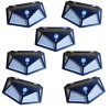 Set 7 lampi cu incarcare solara, cu senzori de amurg, miscare si lumina, 3 trepte de iluminare, 114 x LED, K KATHODE