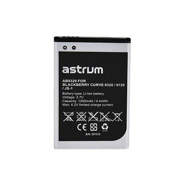 ACUMULATOR AB9320 BLACKBERRY CURVE 9320/9720 1400MAH ASTRUM foto