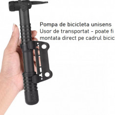 Pompa bicicleta (prindere cadru)