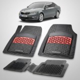 Cumpara ieftin Covorase Skoda Octavia III Compatibile Sedan 2013-2020 | Red