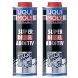Aditiv motorina Liqui Moly Pro Line Super Diesel, 2L, cetan plus, curatare injectoare, protectie coroziune, ardere optima