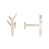 Set Buton Branch &ndash; Auriu/Alb Compoziție Fier Forjat