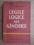 A. V. Savinov - Legile logice ale gandirii