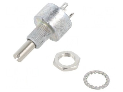 Potențiometru axial 2,2k&amp;Omega; 3W linear 6mm foto