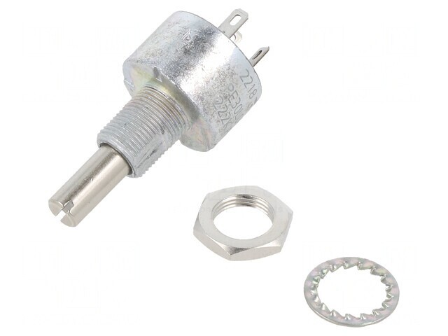 Potențiometru axial 2,2k&Omega; 3W linear 6mm