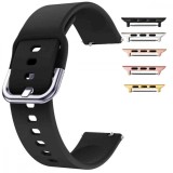 Cumpara ieftin Curea din silicon compatibila cu Apple Watch 9|8|7|6|5|4|3|2|1 Series, 49mm|45mm|44mm|42mm, Pitch Black