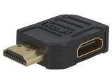 Adaptor HDMI Unghi 270&deg;, HDMI Mufă, Goobay