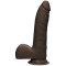 Dildo Realist D Slim, Dubla Densitate, Ultraskyn, Maro, 18 cm