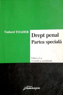Drept penal Partea speciala foto