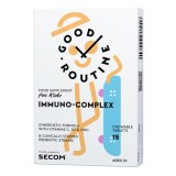 Supliment alimentar pentru imunitate Immuno-Complex, pentru copii de peste 3 ani, Good Routine by Secom, 15 tablete masticabile