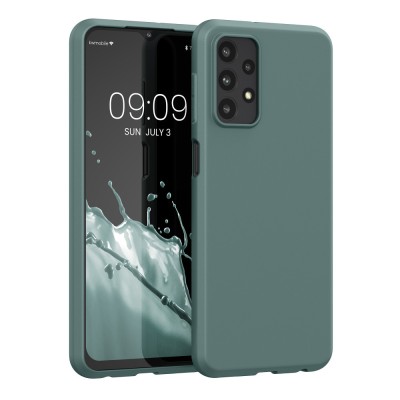 Husa Kwmobile pentru Samsung Galaxy A23, Silicon, Verde, 57804.171 foto