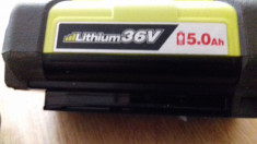 Lithium-Ion Baterie Acumulator Akku 36V 5Ah Li-Ion BPL3650 Ryobi foto