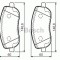 Set placute frana,frana disc FIAT SCUDO platou / sasiu (220) (1996 - 2006) BOSCH 0 986 424 789