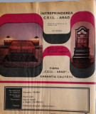 1971 Reclamă &Icirc;ntrepr CEIL ARAD, comunism, epoca aur, 24 x 20 cm industrie mobila