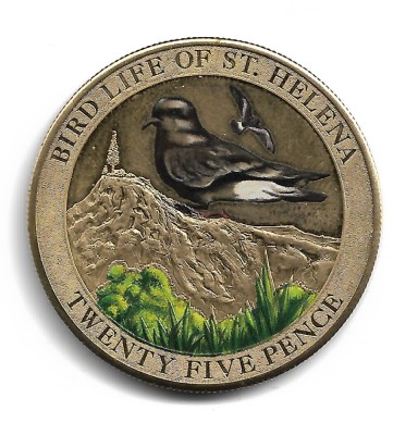 ST.HELENA - 2013 BIRD LIFE ST.HELENA - Moneda Comemorativa foto
