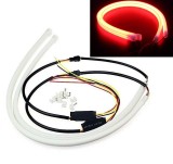 Lumini Lampi spate Rosii cu semnalizare tip Neon Flexibil 60 cm DRL-60AG-FLOW-RED