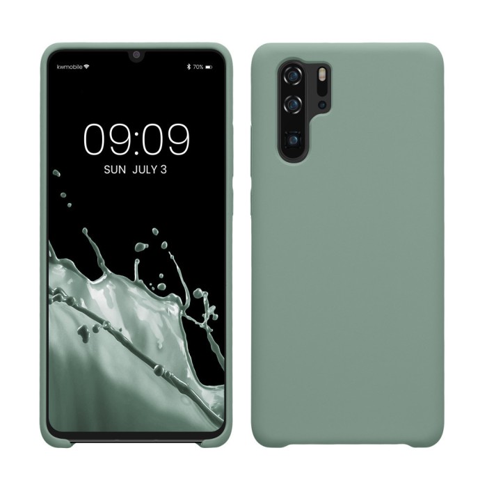 Husa Kwmobile pentru Huawei P30 Pro, Verde, Silicon, KWM000009MK036C